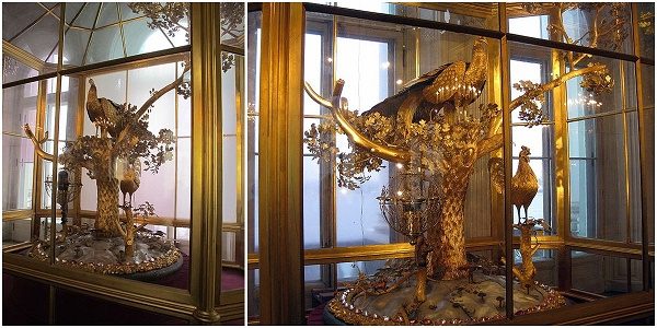 Peacock clock