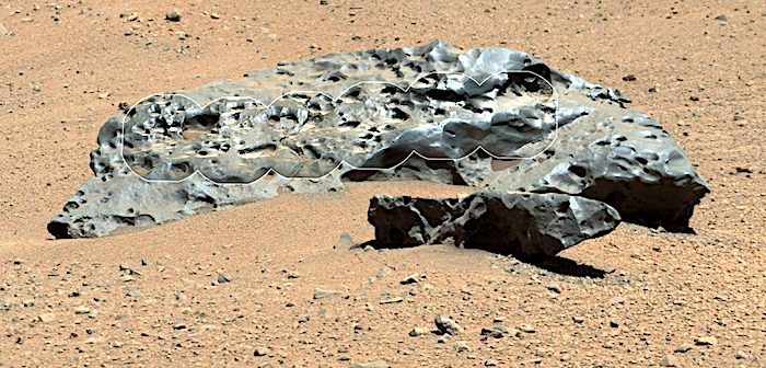 Click to enlarge 4 Curiosity meteorite