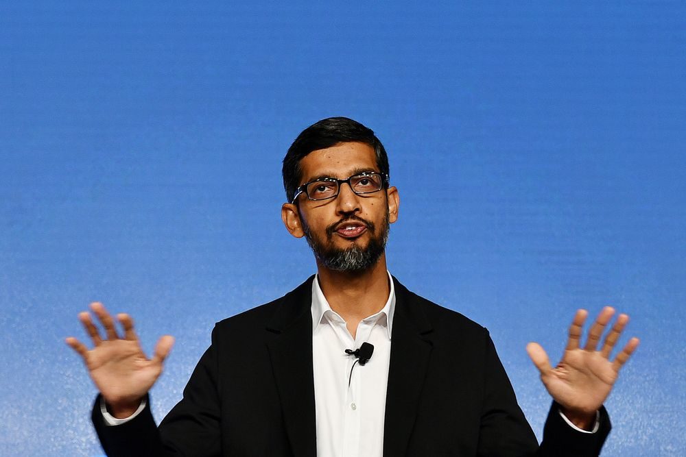 Click to enlarge Sundar Pichai