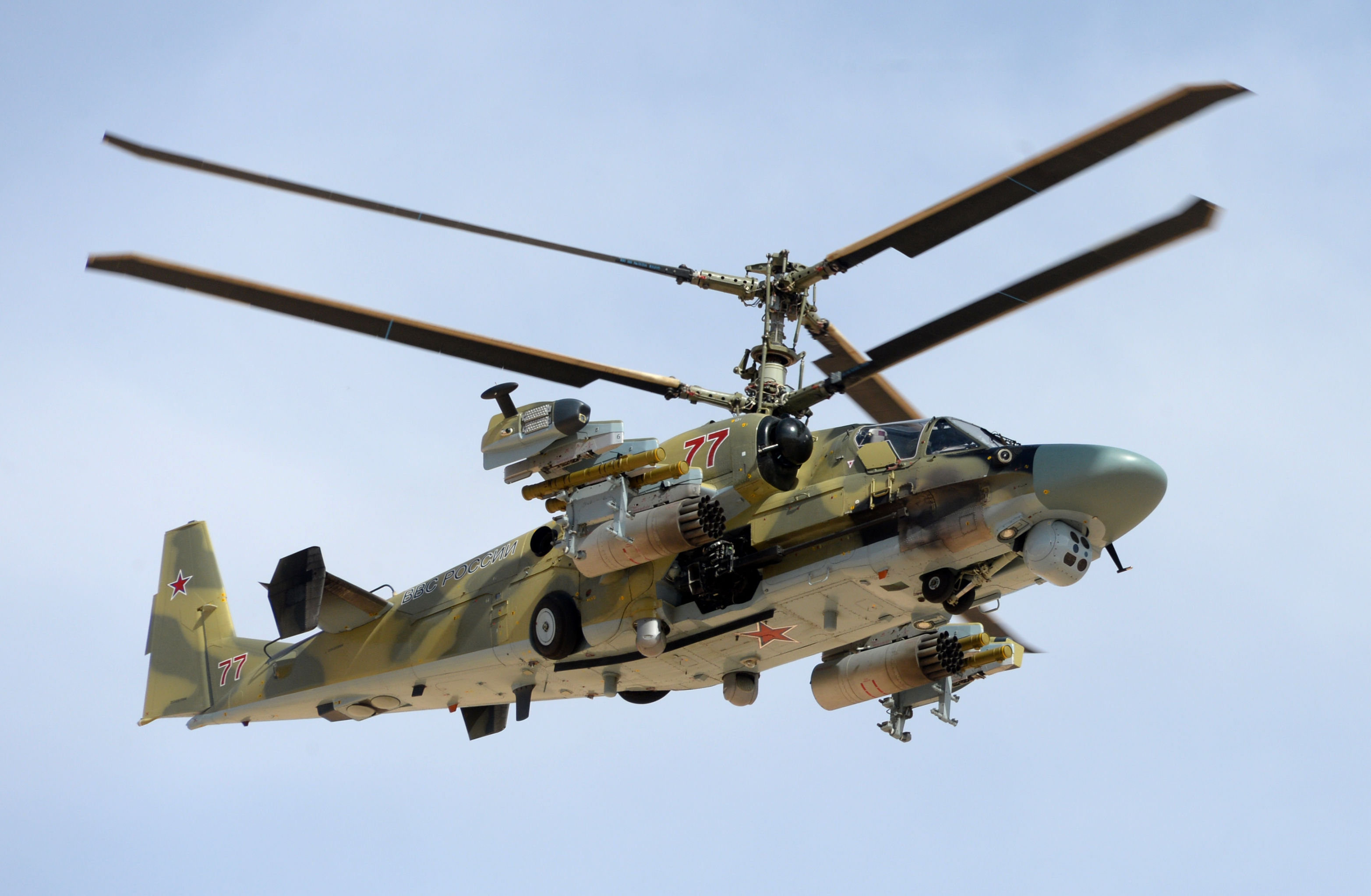 Click to enlarge Russian KA-52 helicopter