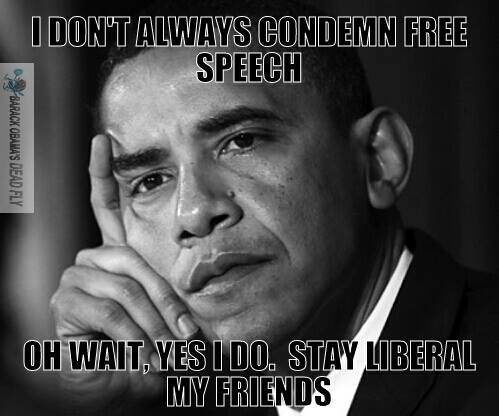 Click to enlarge Obama Free speech