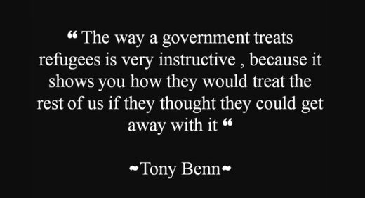tony benn refugees