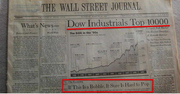 DOW Tops 10000