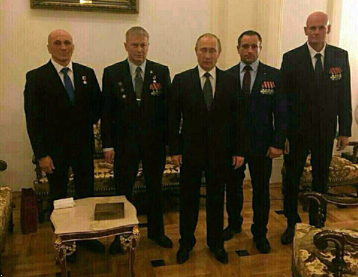 Click to enlarge Putin with Dmitriy Utkin