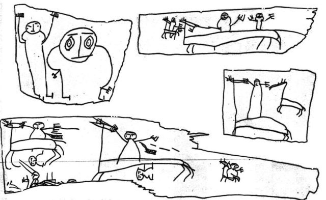 Click to enlarge Onfim 13th century boy who preserved his homework on birch bark