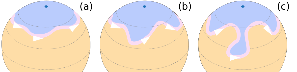 Click to enlarge Jet Stream meandering