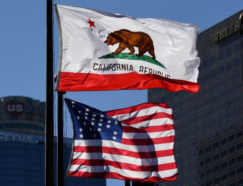Click to enlarge California flag
