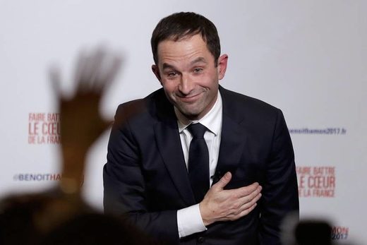 Former French education minister Benoit Hamon
