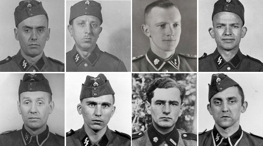 Photos of the Auschwitz-Birkenau staff featured in the database