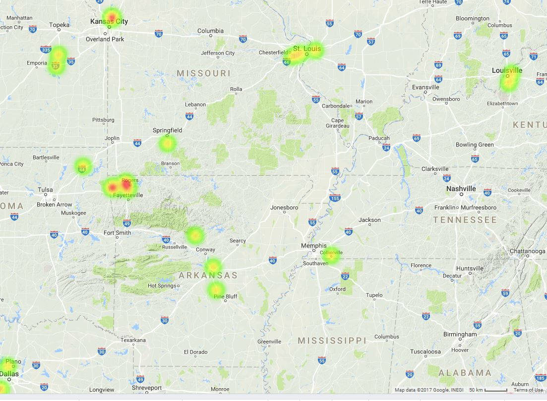 map meteor