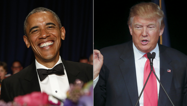 Click to enlarge Obama and Trump