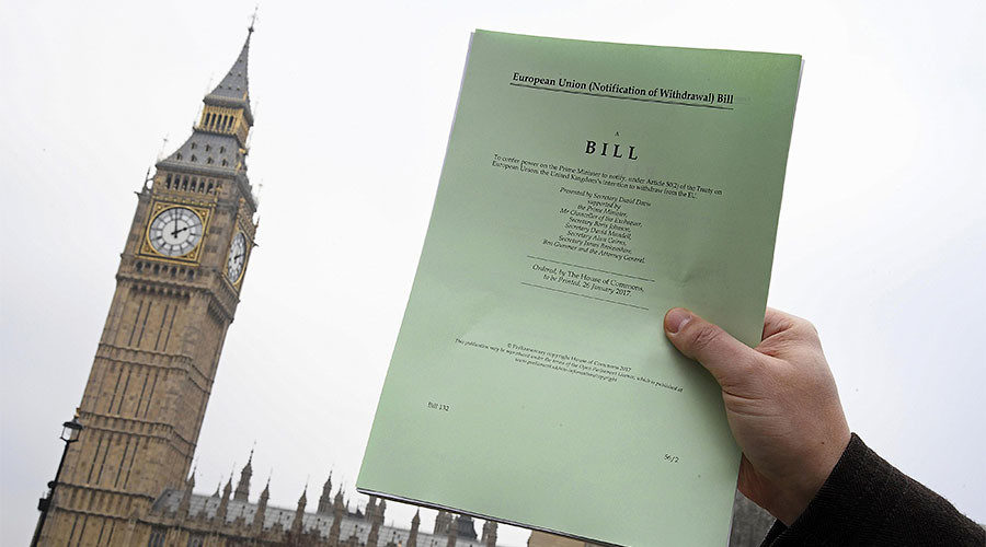 Click to enlarge Brexit Article 50 bill