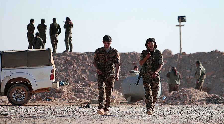 Syrian Democratic Forces (SDF) fighters