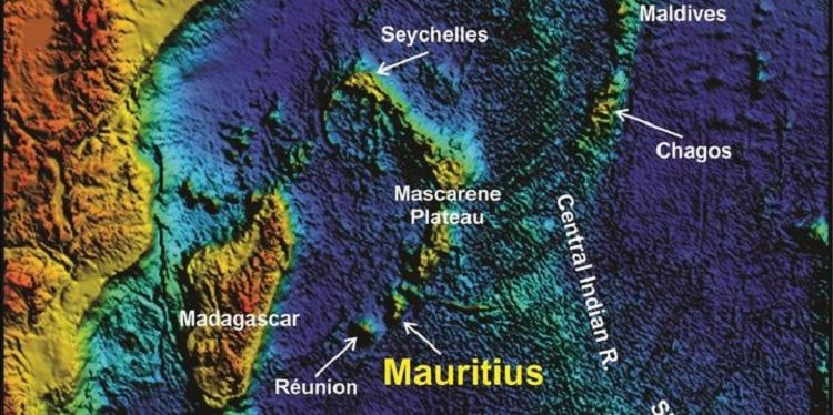 Indian Ocean topography