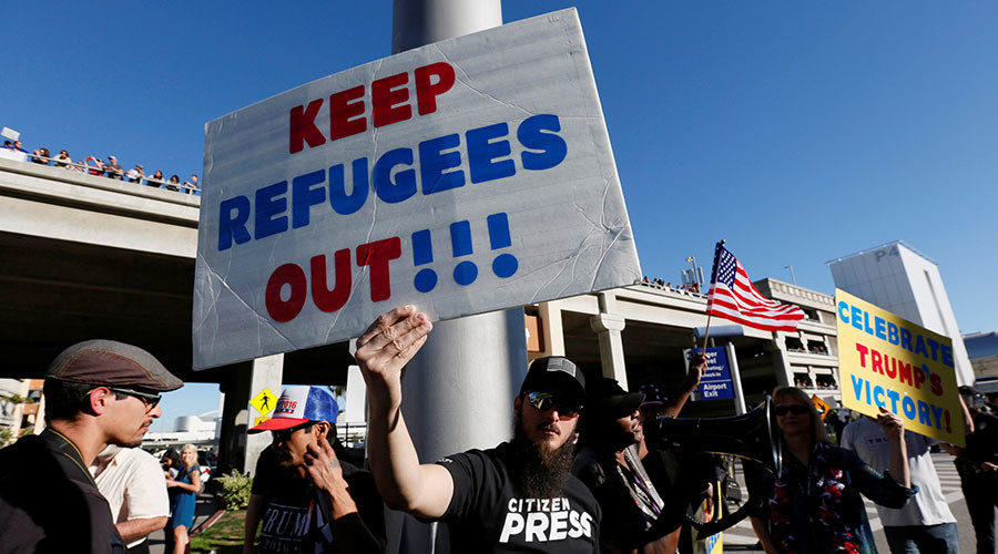 Pro-Trump demonstrators