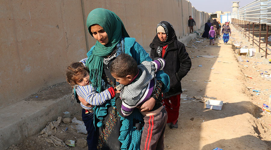 Click to enlarge Displaced Iraqis