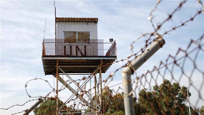 Click to enlarge UN watchtower erected in the Cyprus buffer zone