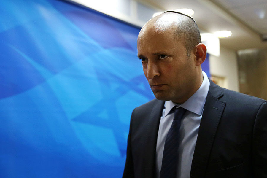 Click to enlarge Israeli Education Minister Naftali Bennett