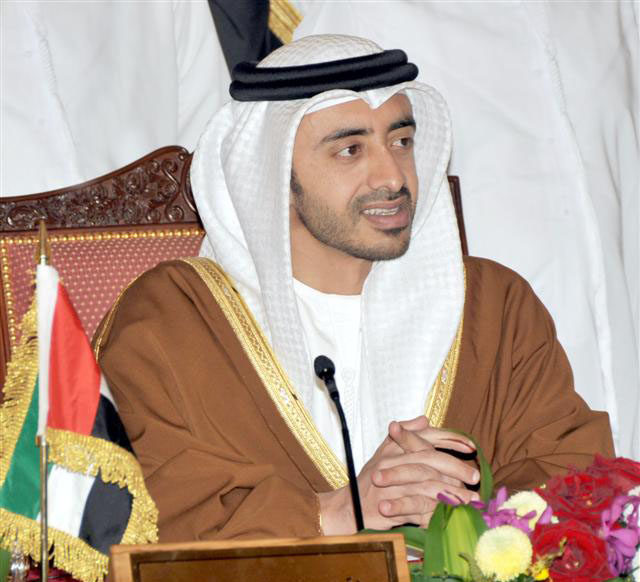 Click to enlarge UAE Foreign Minister