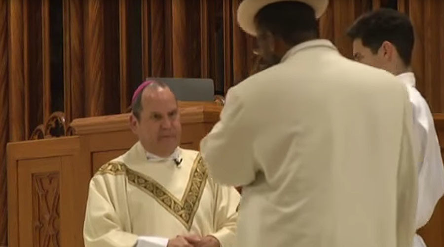 Bishop Cruz punched during mass