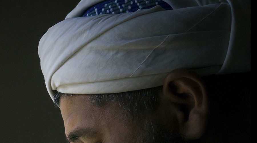 Muslim imam headrap