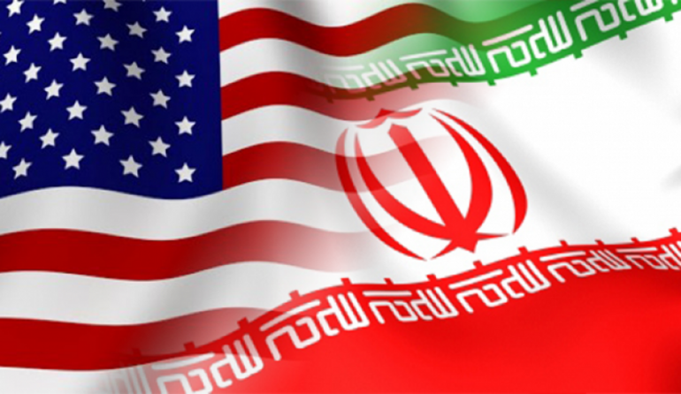 Click to enlarge us iran flags
