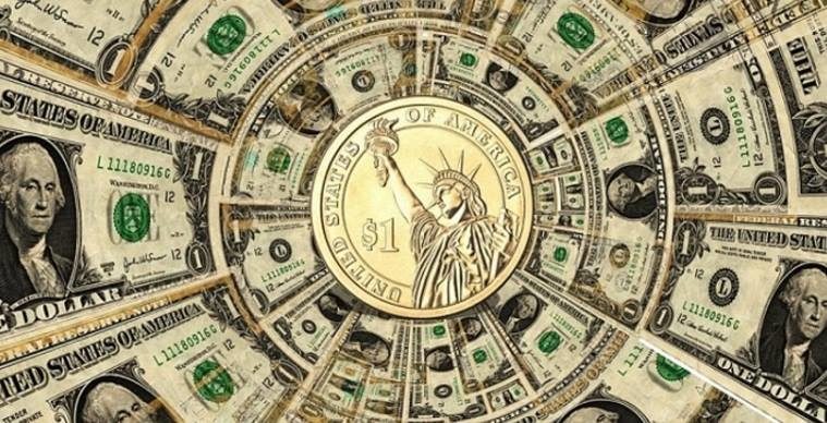 US dollar graphic