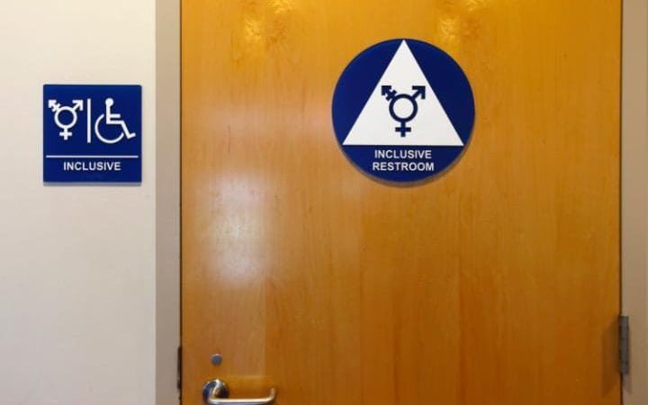 Click to enlarge transgender inclusive bathroom restroom