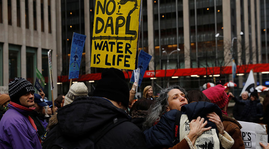 Dakota Access Pipeline protesters