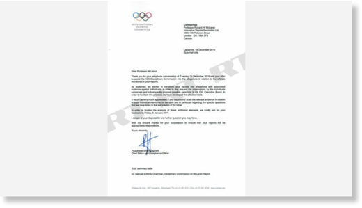 ioc letter maclaren