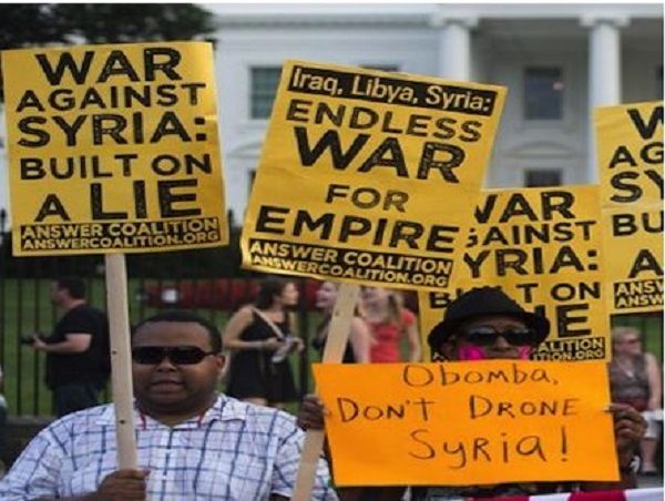 Syria war protest