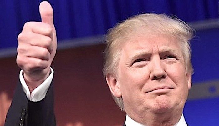 Trump thumbup