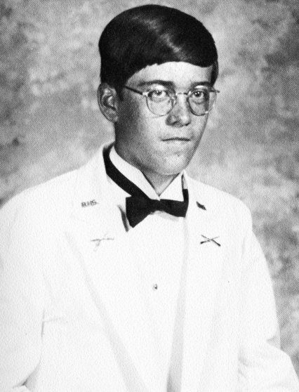 Steve Bannon in his Senior Year book, Benedictine High School, Richmond, Va., 1972