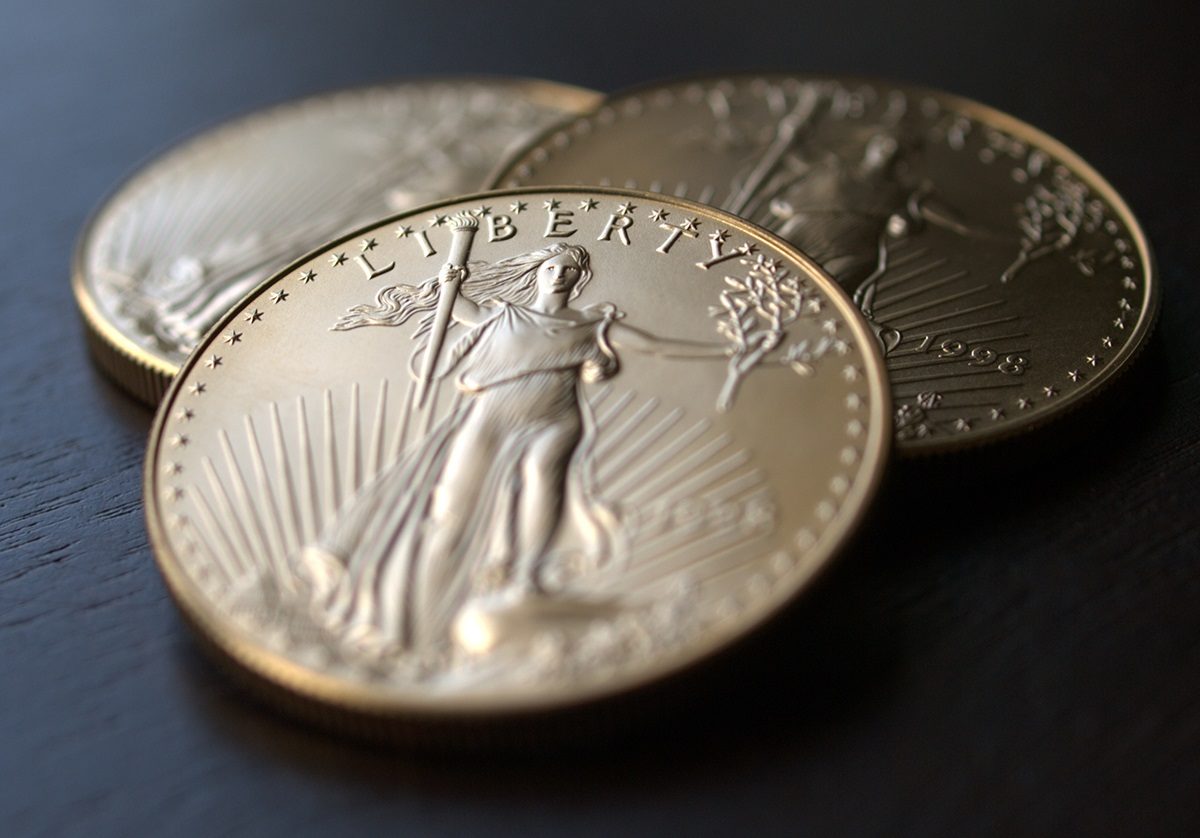 Click to enlarge US gold eagle coin