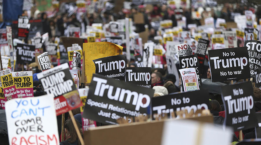 Protest travel ban