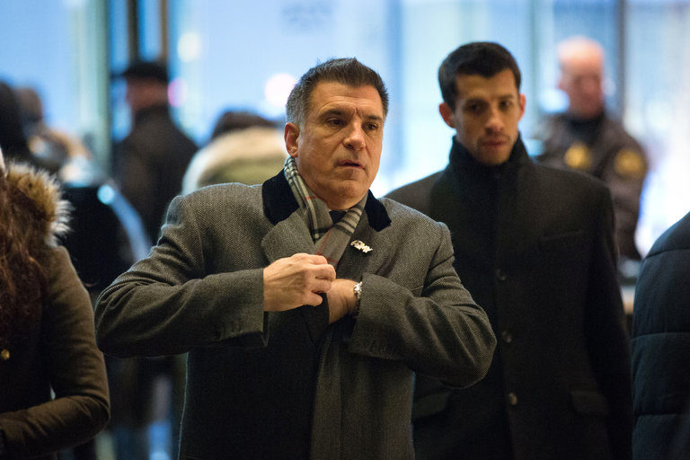 Vincent Viola, a billionaire Wall Street trader who was President Trump’s nominee for Army secretary, at Trump Tower in December