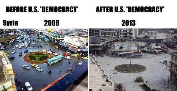 Syria - before and after