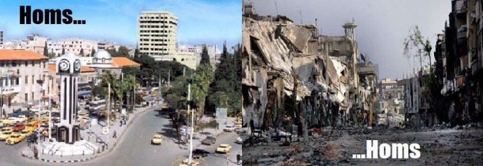 Syria - before and after