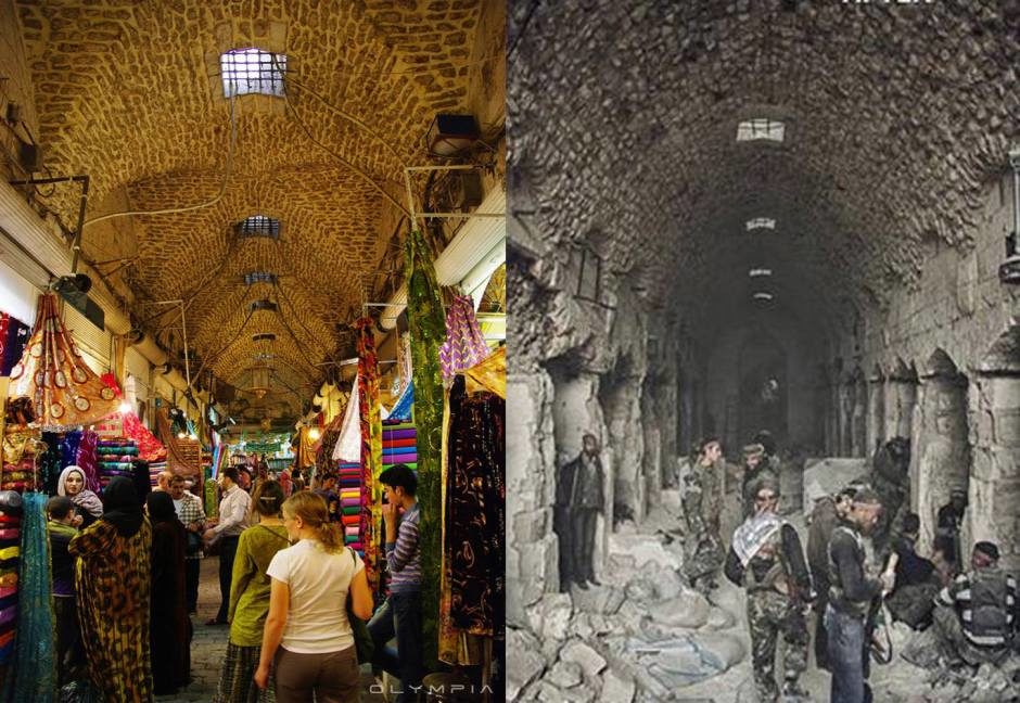 Syria - before and after