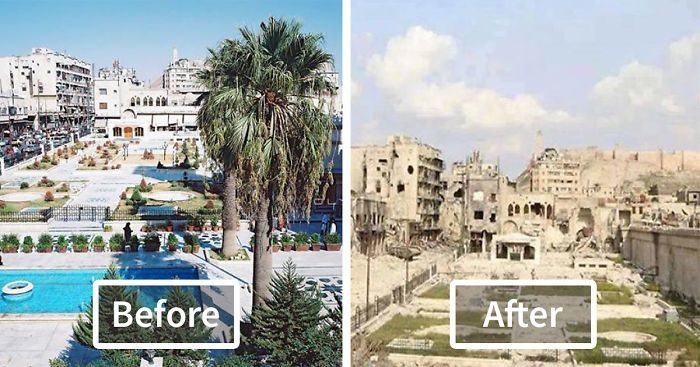 Syria - before and after