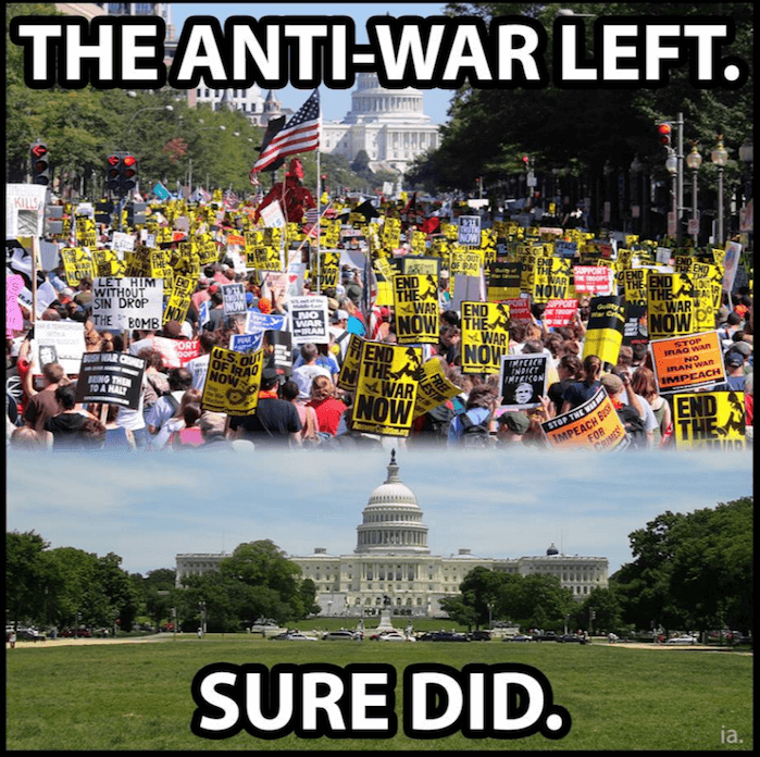 anti-war left