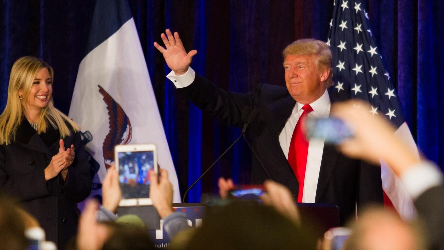 Click to enlarge Donald and Ivana Trump
