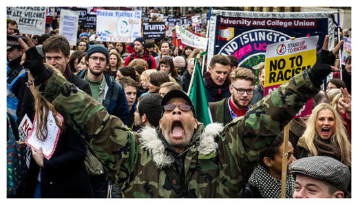 Click to enlarge US Protesters