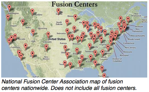 Click to enlarge Fusion Centers