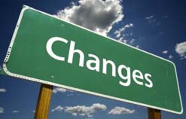 Click to enlarge changes sign