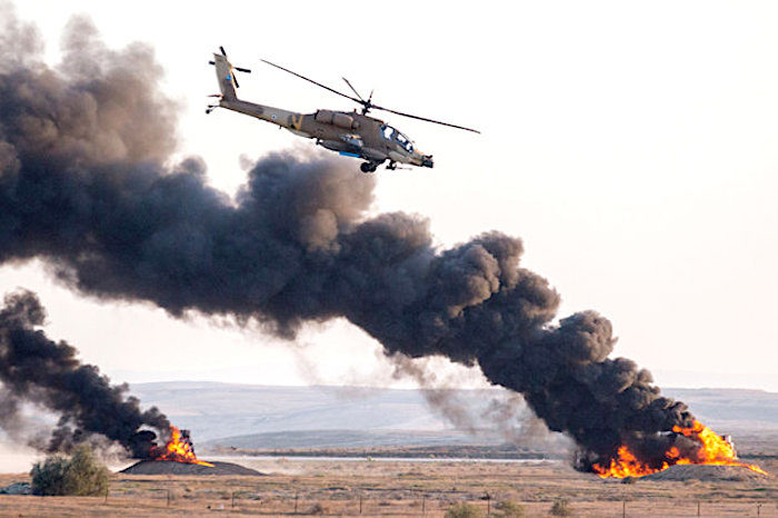 Apache attack helicopter