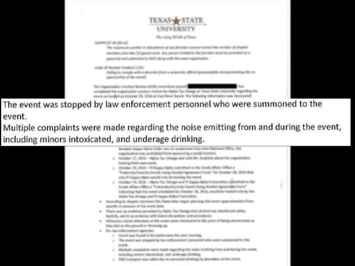 Click to enlarge Texas State suspension letter