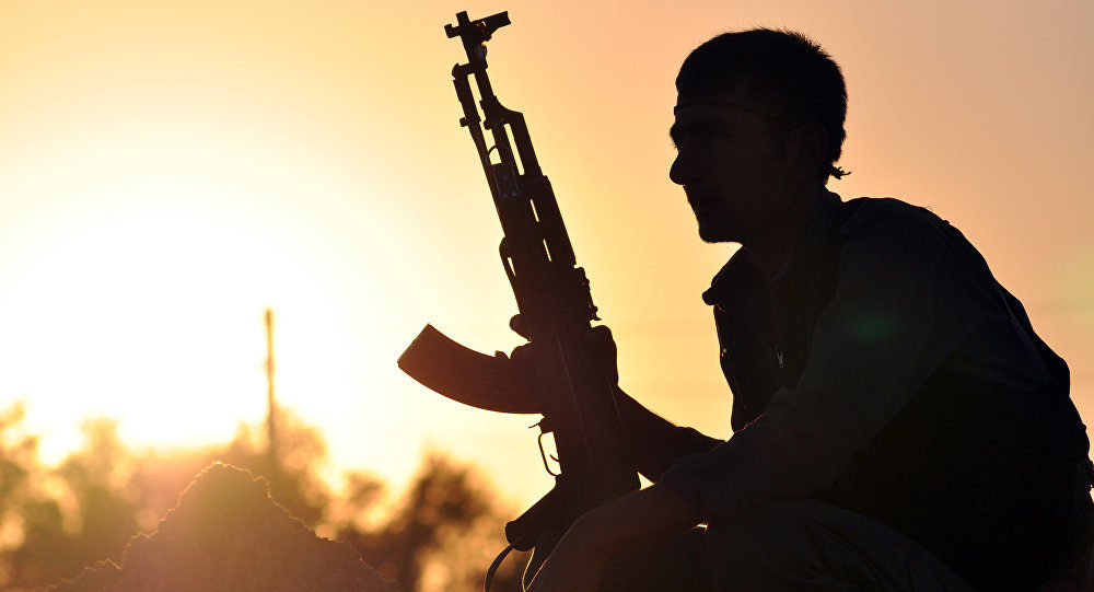 Click to enlarge YPG soldier