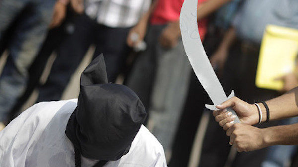 Saudi Arabia head chopping 