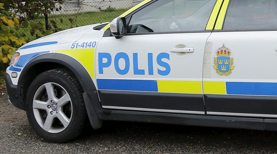 police car explosion sweden